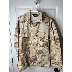 HQ Issue Camouflage Multi Pocket Jacket Medium Regular Desert Storm Pattern